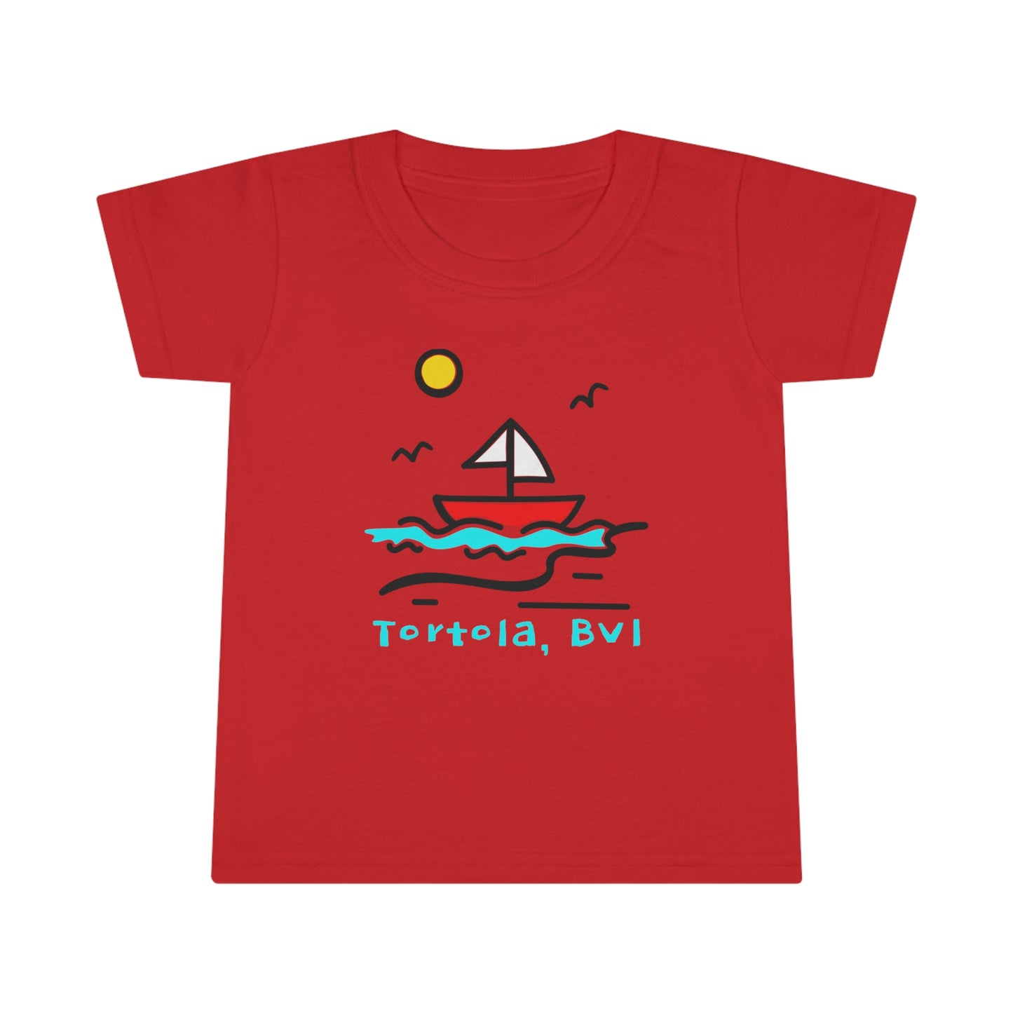 "Sailboat | Tortola" Toddler T-shirt