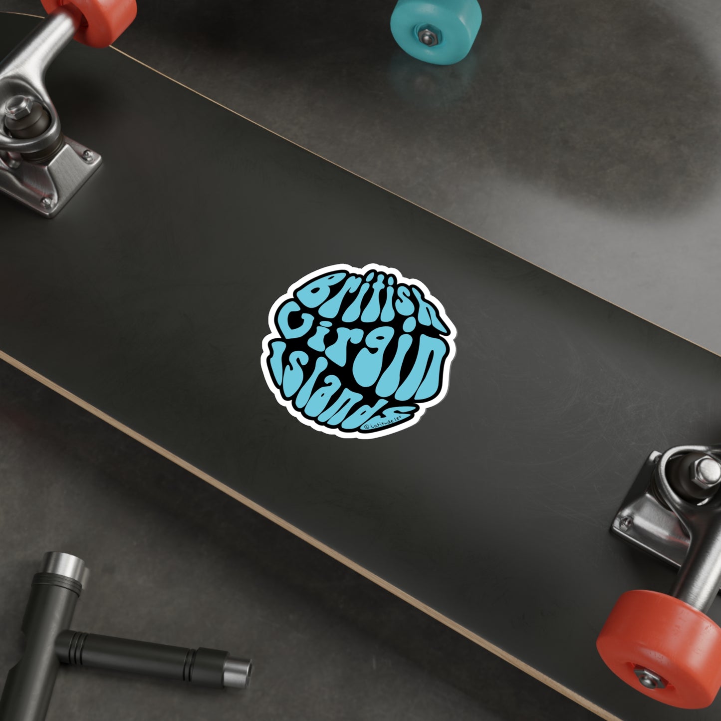 "BVI Bubble" Die-Cut Sticker
