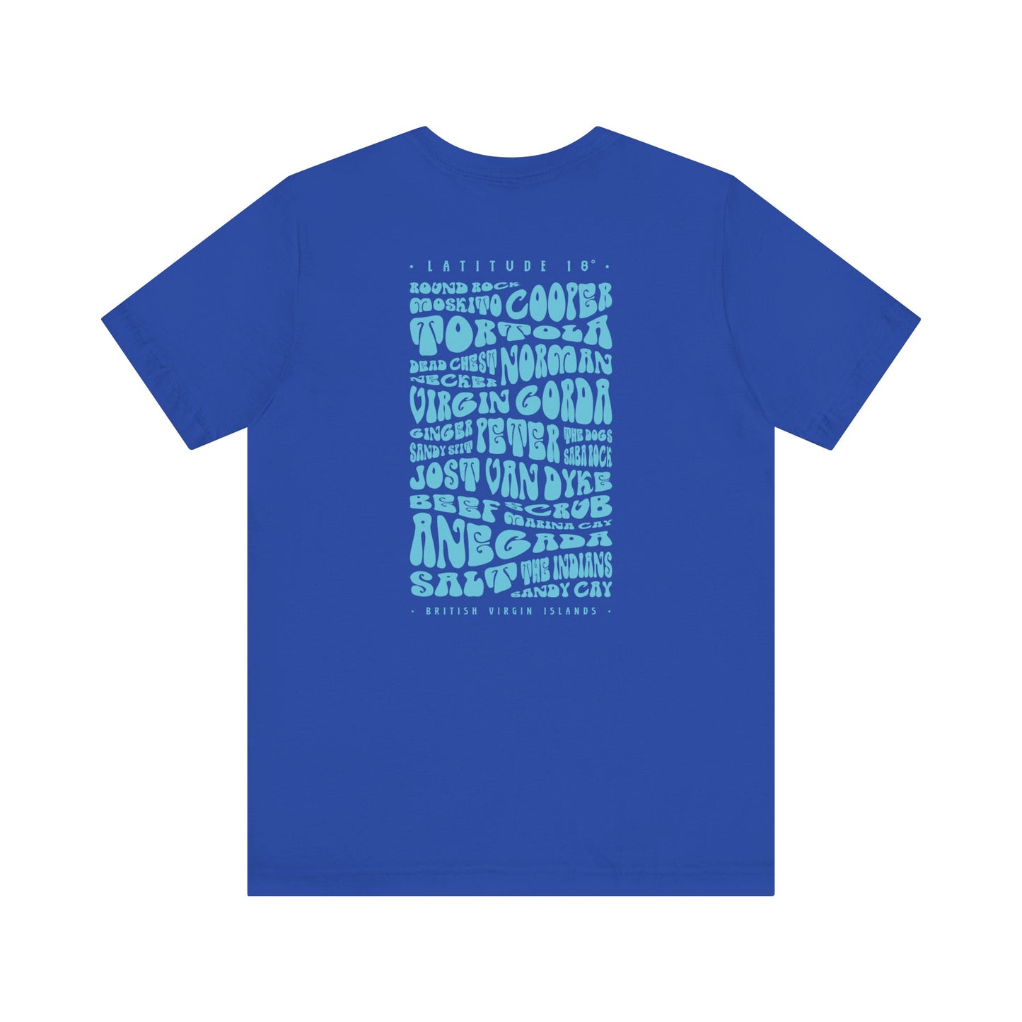 "BVI Island Names" S/S Tee