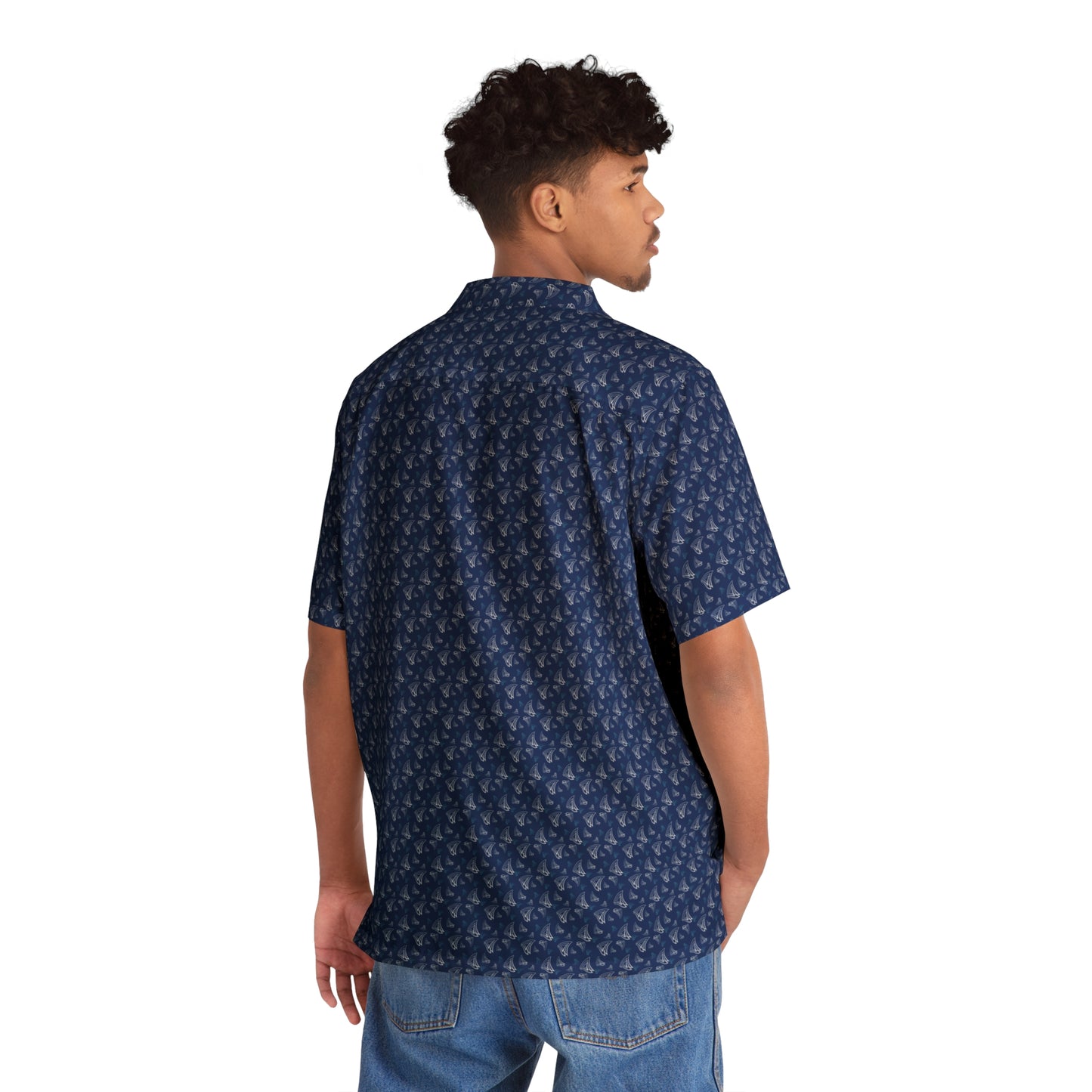 "BVISR" Dark Pattern Hawaiian Shirt