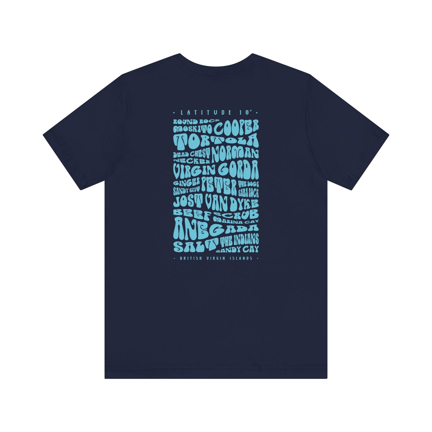 "BVI Island Names" S/S Tee