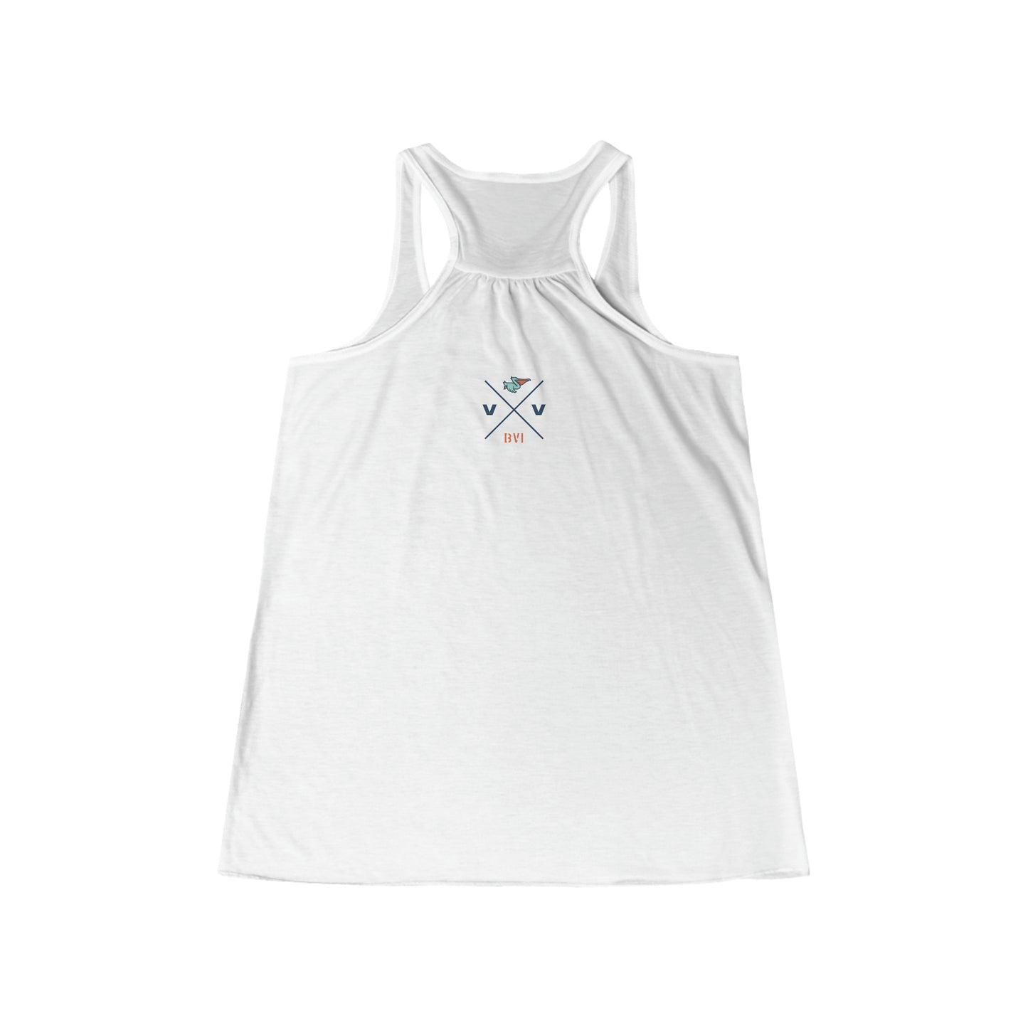 "Virgin Vibes | BVI" Women's Flowy Racerback Tank