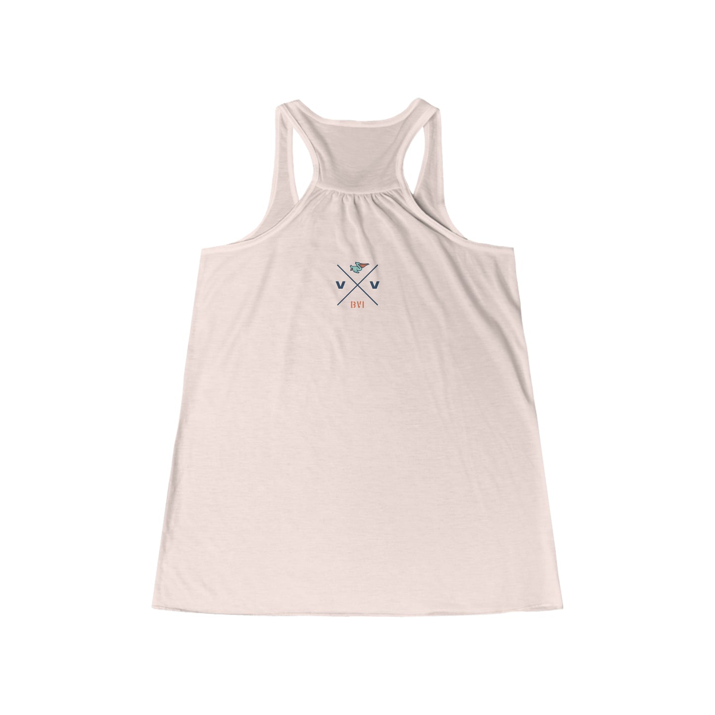 "Virgin Vibes | BVI" Women's Flowy Racerback Tank