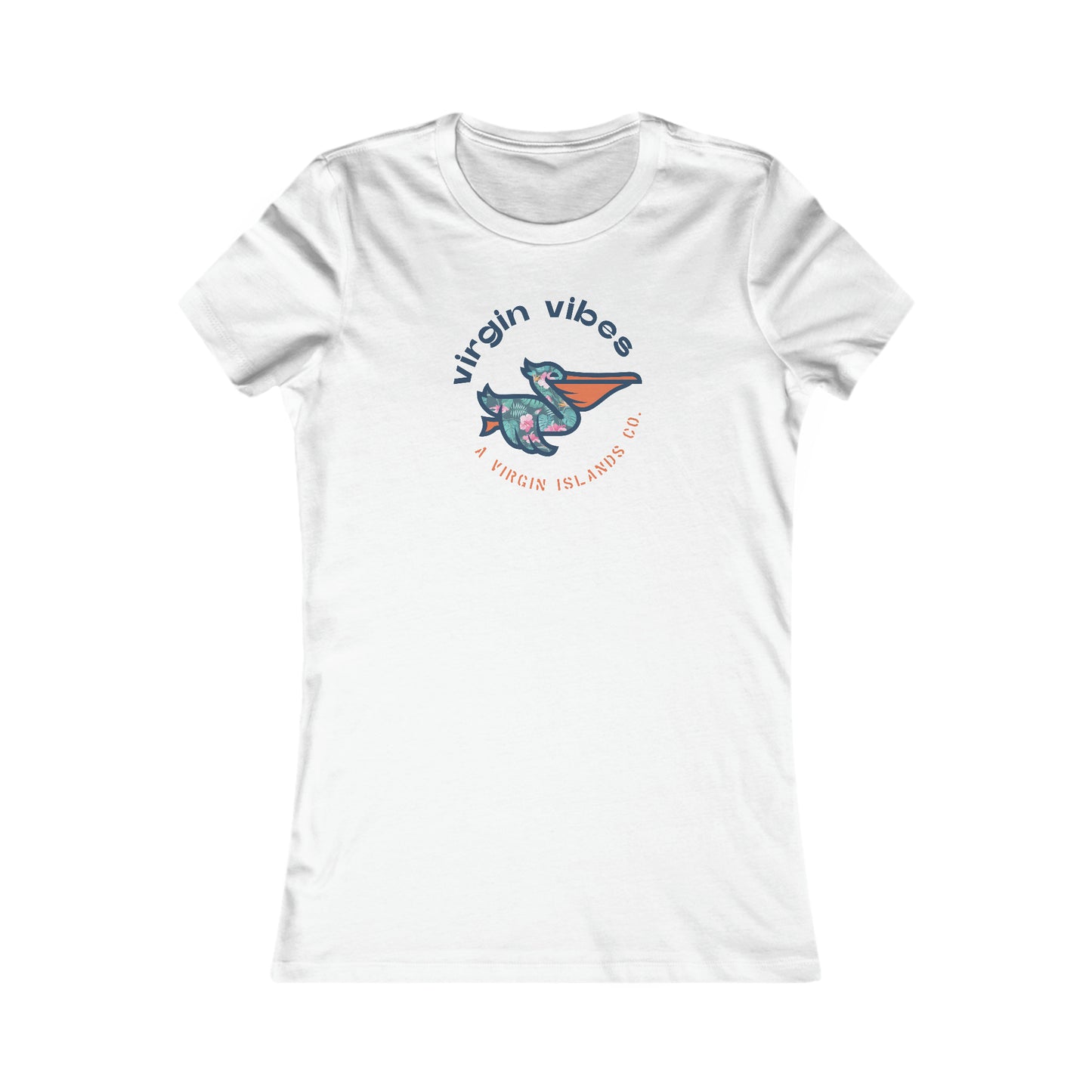 "Virgin Vibes" (Floral Bird) Women's S/S Tee