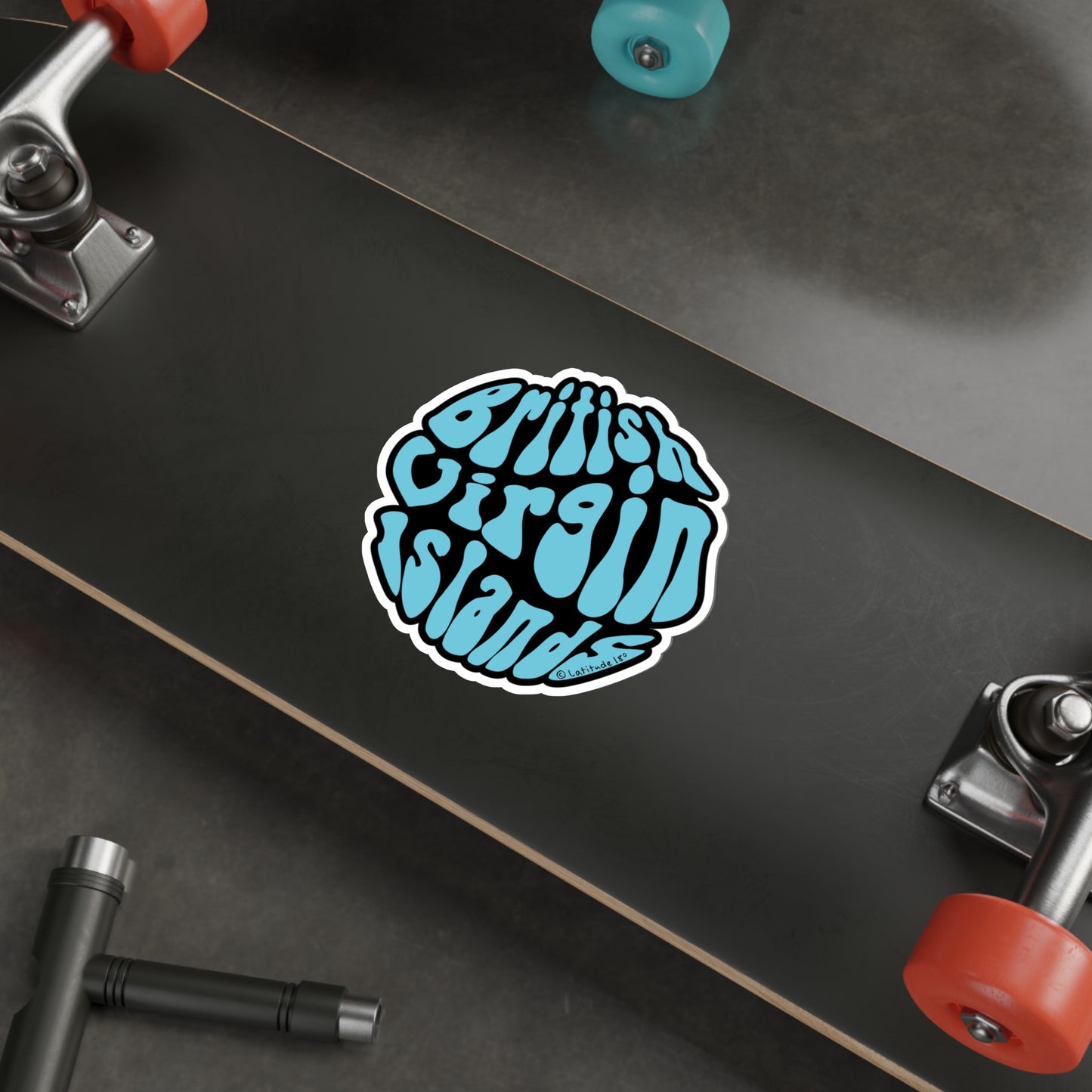 "BVI Bubble" Die-Cut Sticker