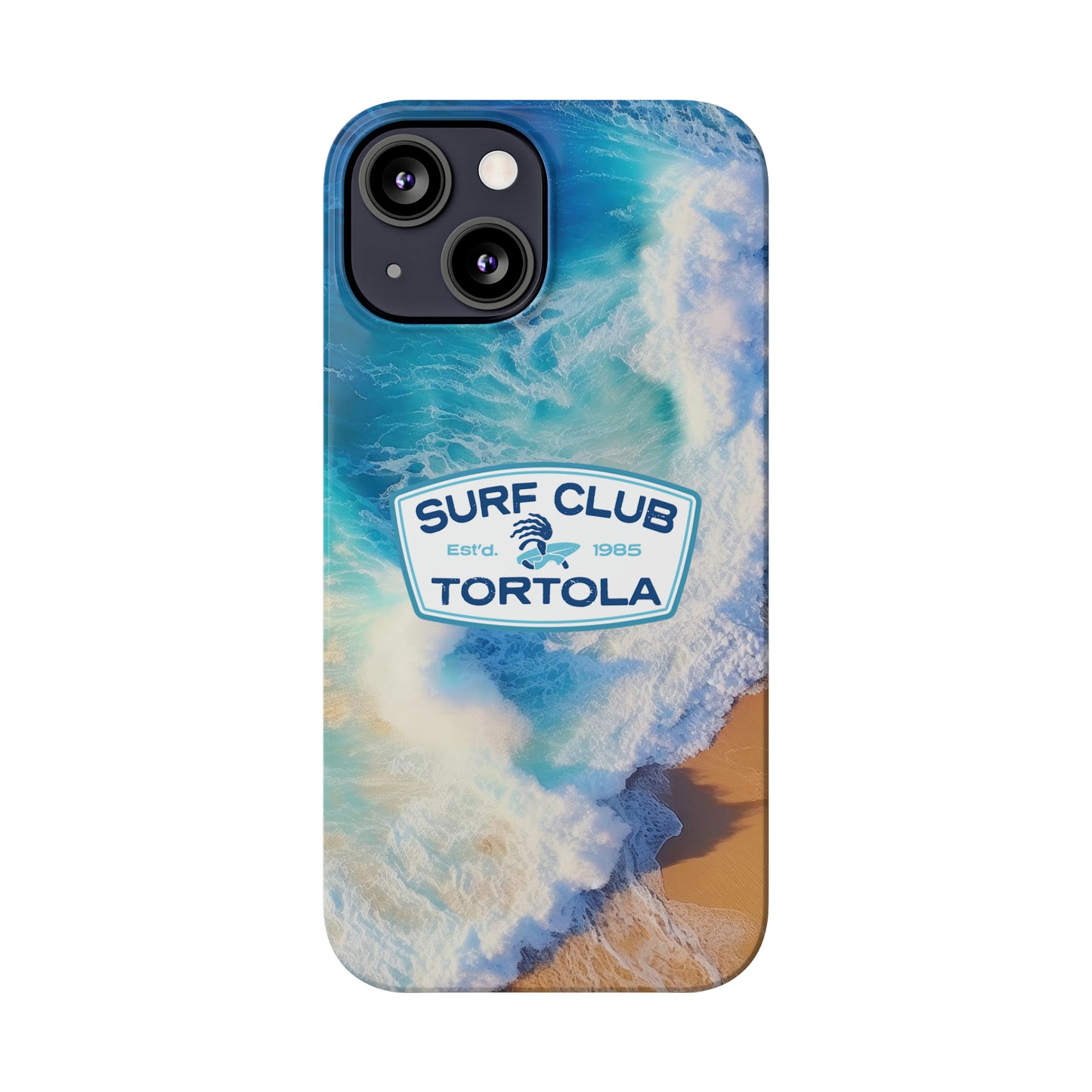 "Surf Club Tortola” Slim iPhone Cases