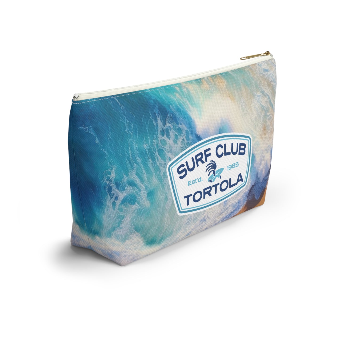 "Surf Club Tortola" Accessory Pouch w T-bottom (2 sizes)