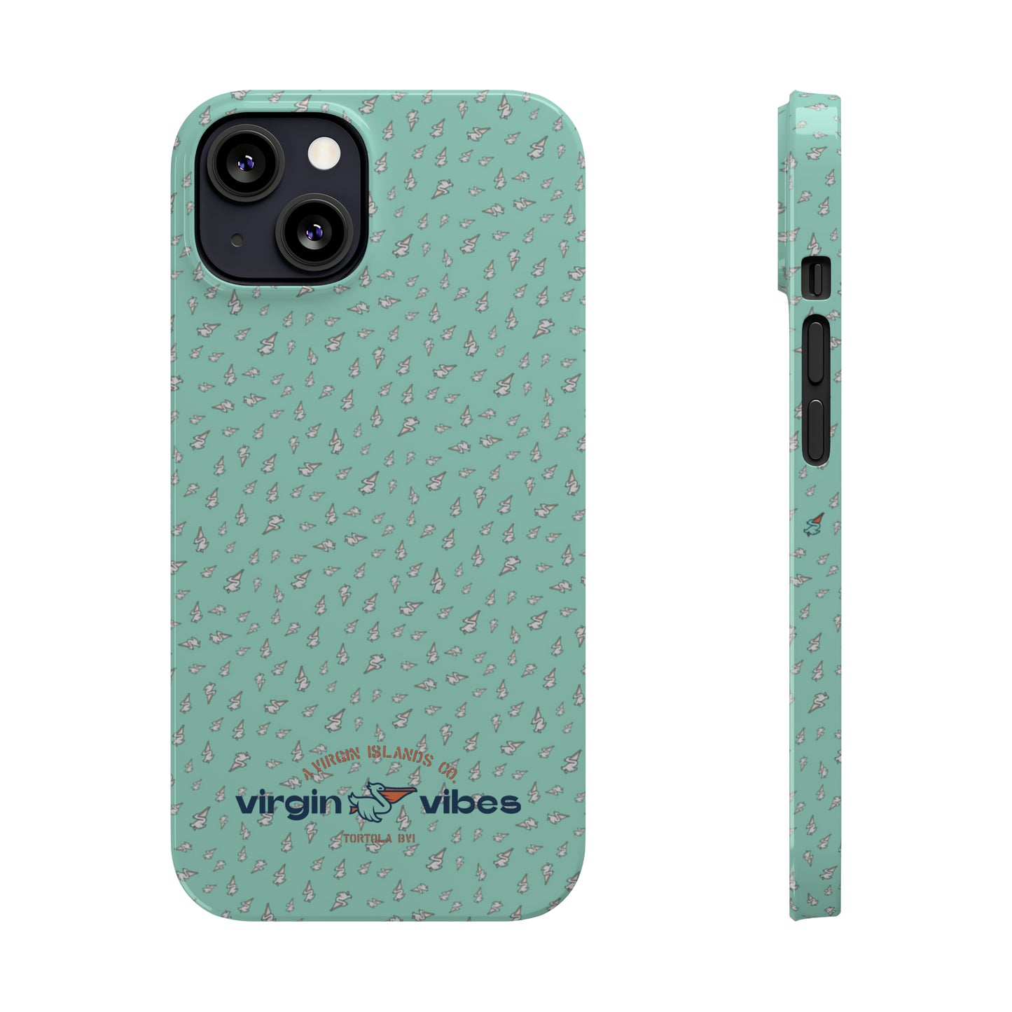 “Virgin Vibes | BVI” Slim iPhone Cases