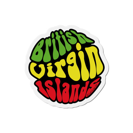 "BVI Reggae" Die-Cut Magnet