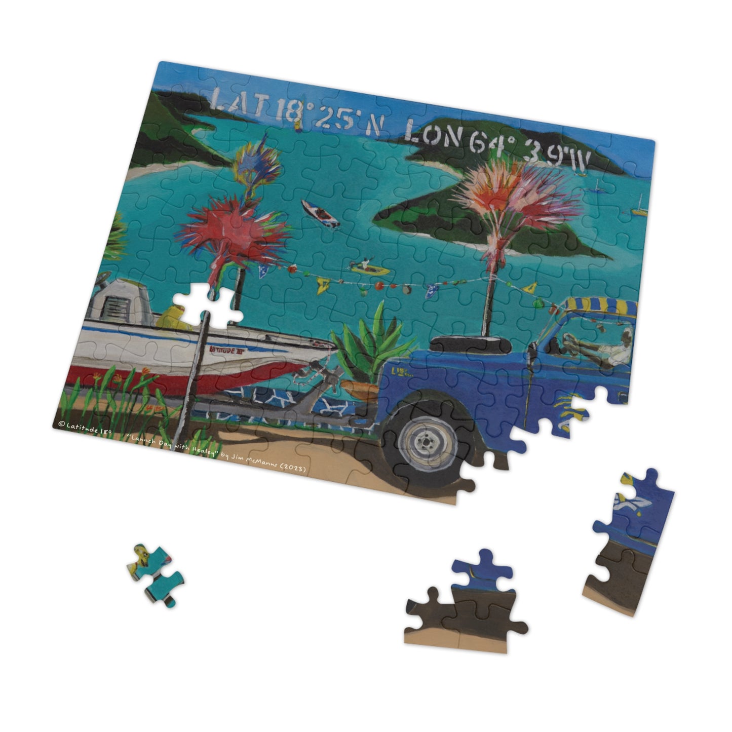 "Launch Day with Healey" by Jim McManus Jigsaw Puzzle (30, 110, 252, 500,1000-Piece)