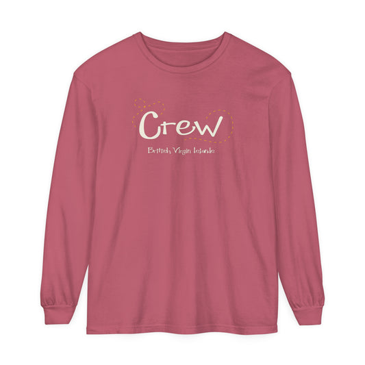 "Crew" Unisex L/S Garment-Dyed T-Shirt