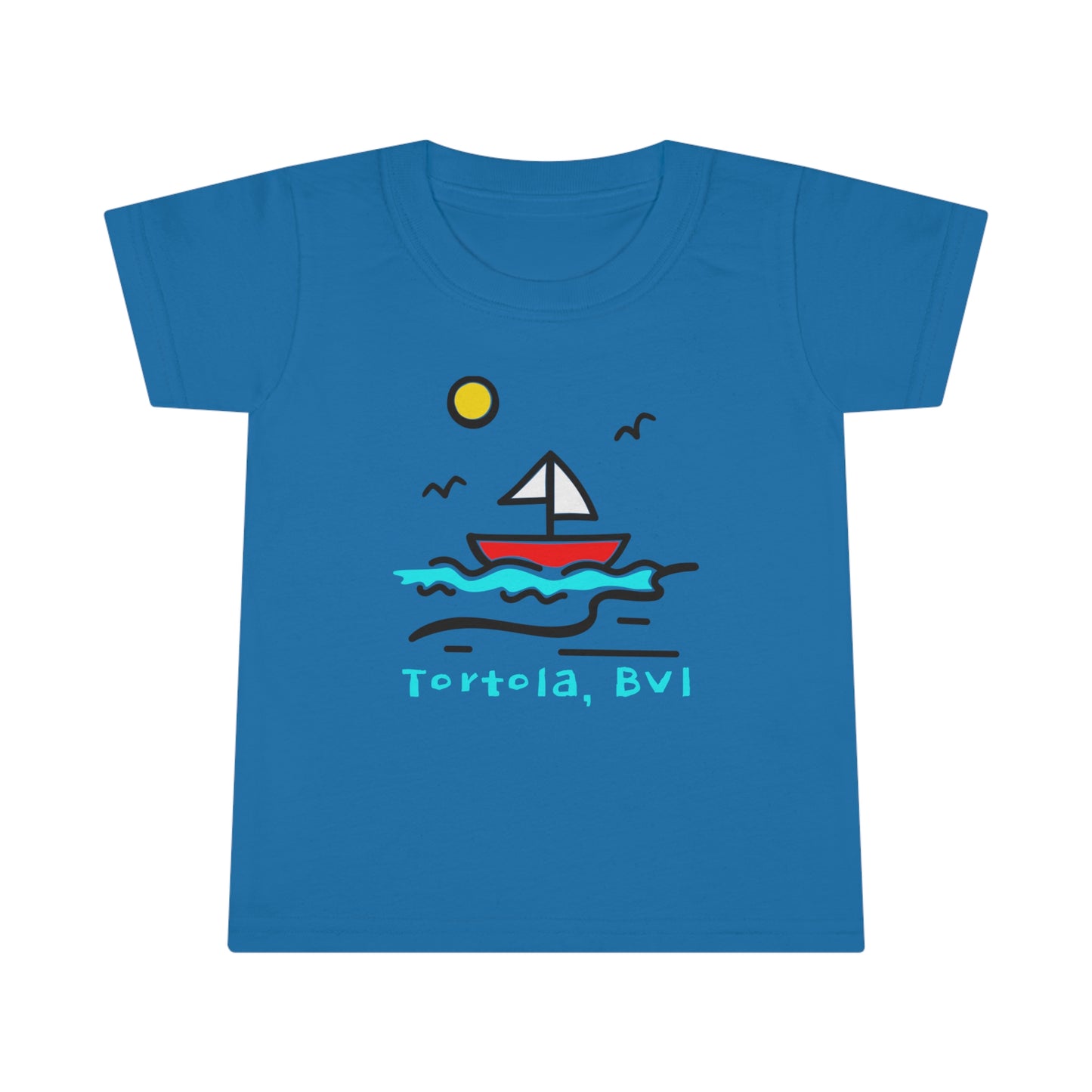 "Sailboat | Tortola" Toddler T-shirt