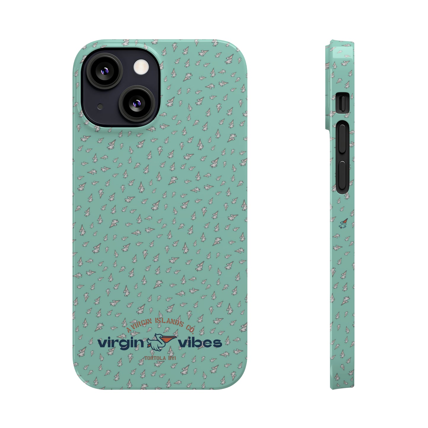 “Virgin Vibes | BVI” Slim iPhone Cases