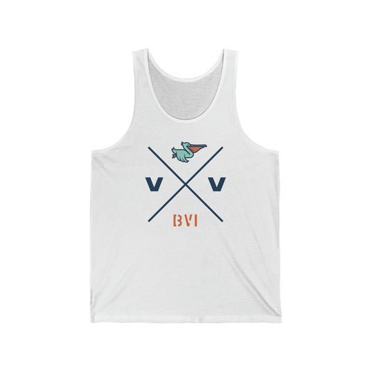 "Virgin Vibes | BVI" Unisex Jersey Tank