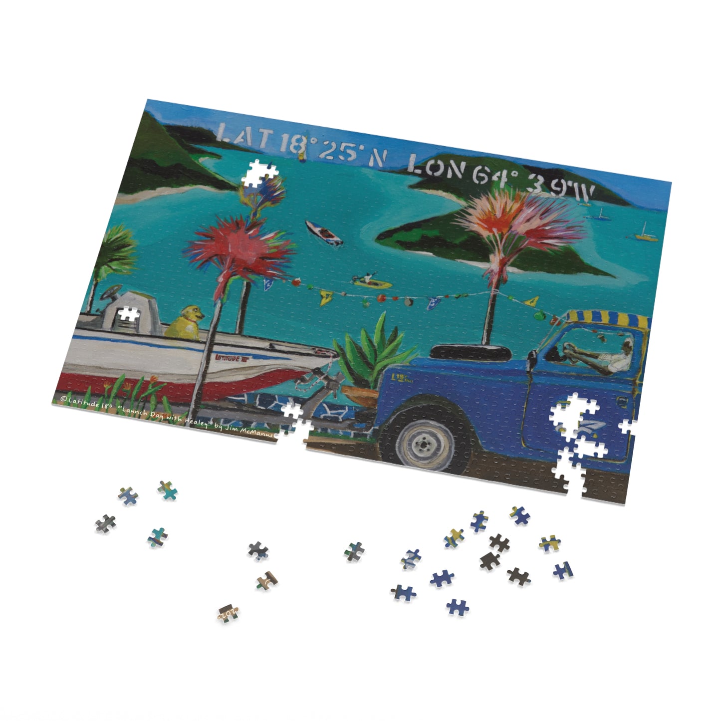 "Launch Day with Healey" by Jim McManus Jigsaw Puzzle (30, 110, 252, 500,1000-Piece)