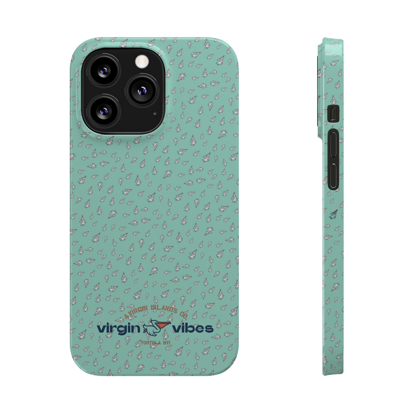 “Virgin Vibes | BVI” Slim iPhone Cases