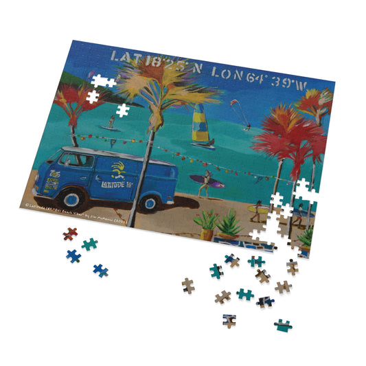 "BVI Beach Vibes" by Jim McManus Jigsaw Puzzle (30, 110, 252, 500,1000-Piece)