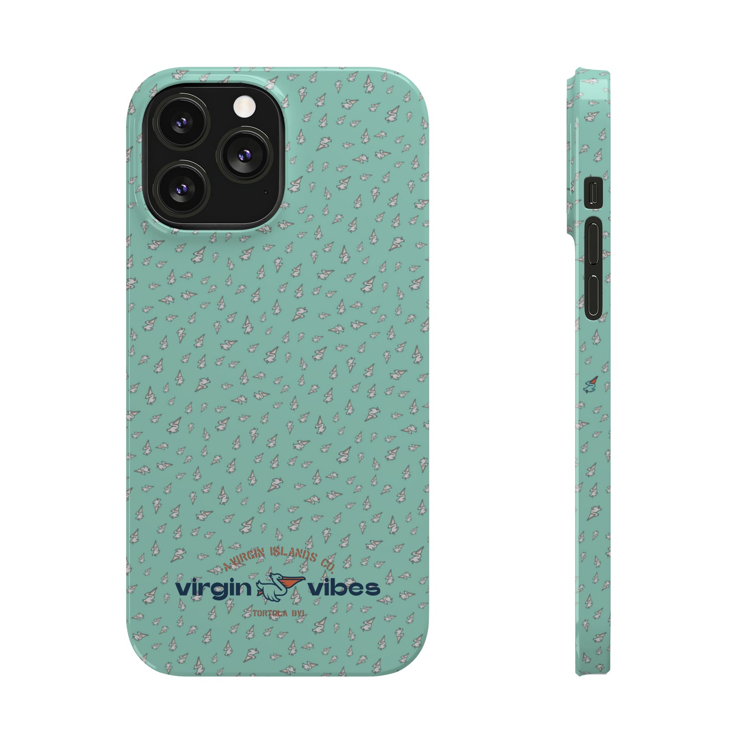 “Virgin Vibes | BVI” Slim iPhone Cases
