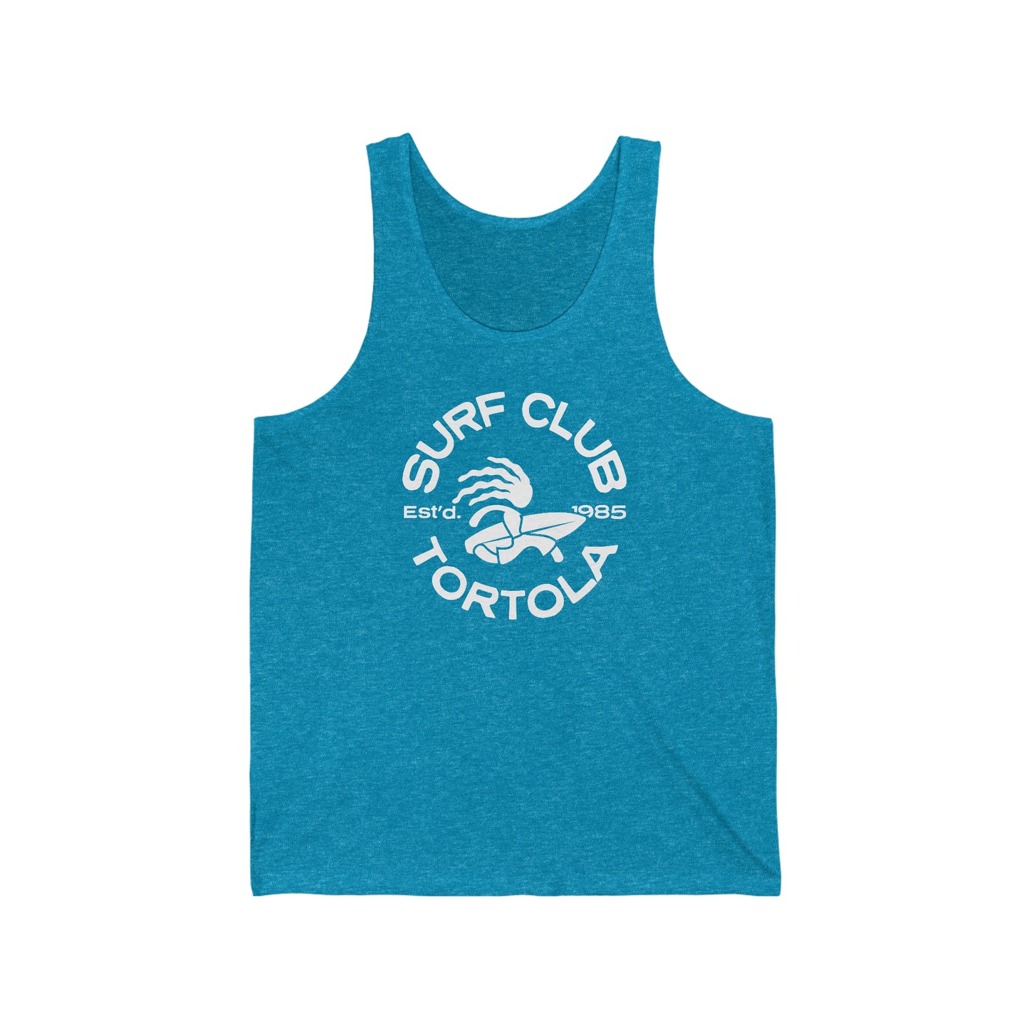 "Surf Club Tortola" Unisex Jersey Tank