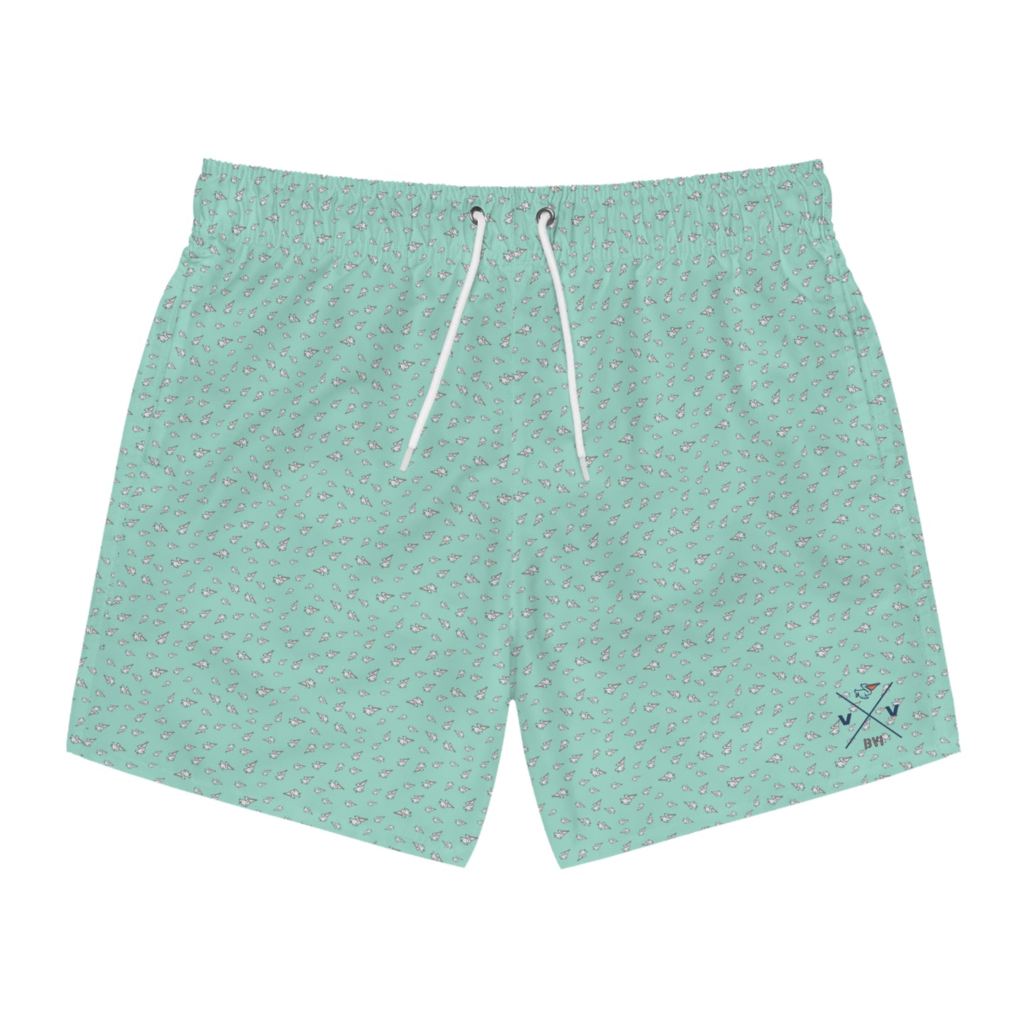 "Virgin Vibes | BVI” Swim Trunks