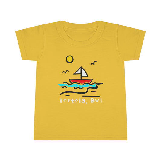 "Sailboat | Tortola" Toddler T-shirt