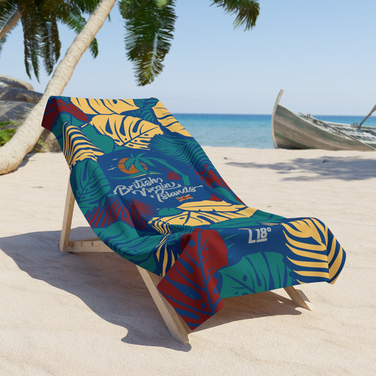 “L18° Tropical Palms” (Beach Vibes) Beach Towel