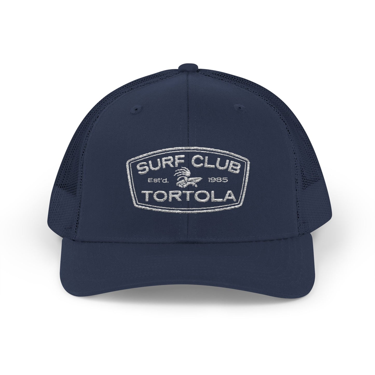 "Surf Club Tortola" Trucker Cap — Vintage Beach Snapback Hat