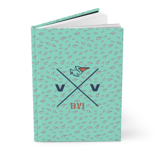 "Virgin Vibes | BVI" Hardcover Journal Matte