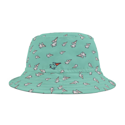 "Virgin Vibes - Swirly Birds" Bucket Hat