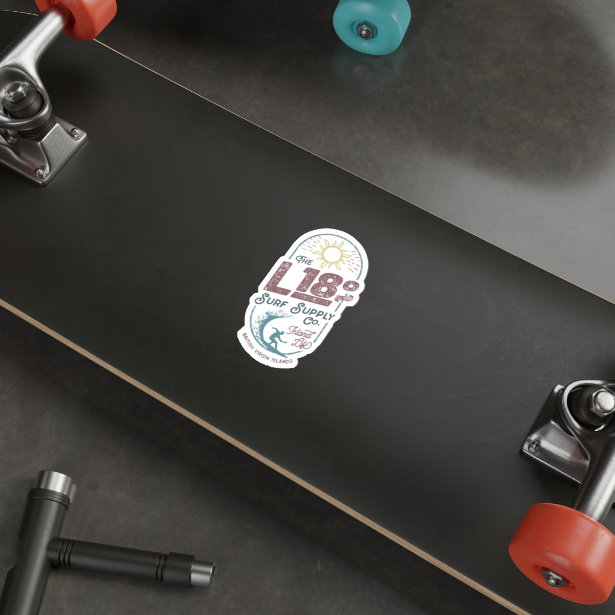 "L18º Surf Supply Co." Die-Cut Sticker