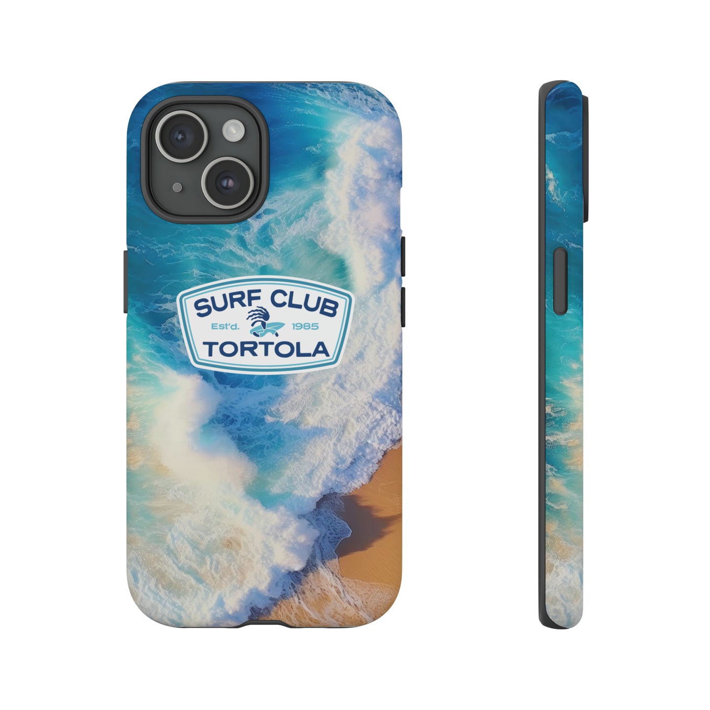 "Surf Club Tortola" iPhone 15 Tough Case