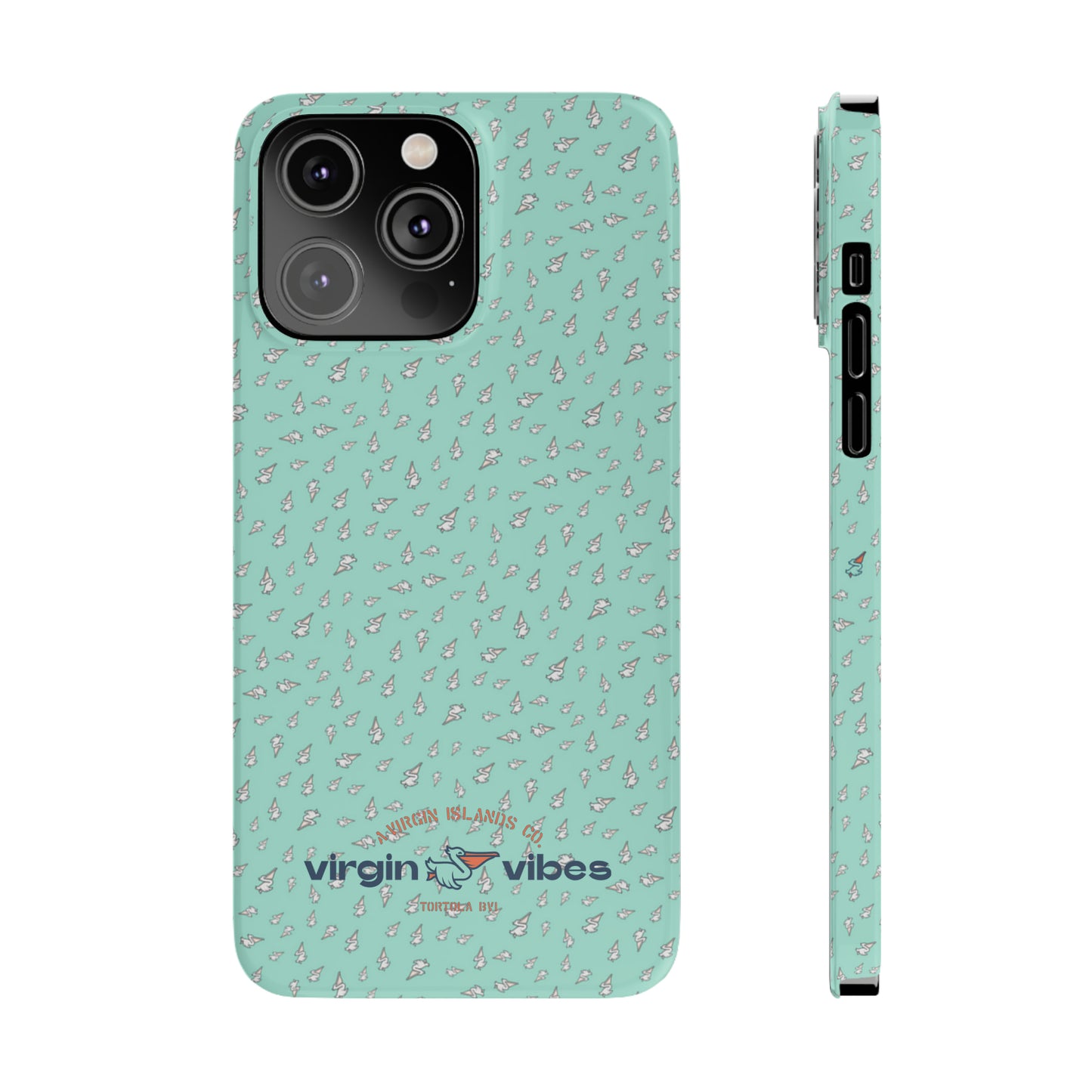 “Virgin Vibes | BVI” Slim iPhone Cases