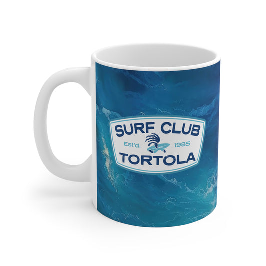 "Surf Club Tortola" Mug 11oz