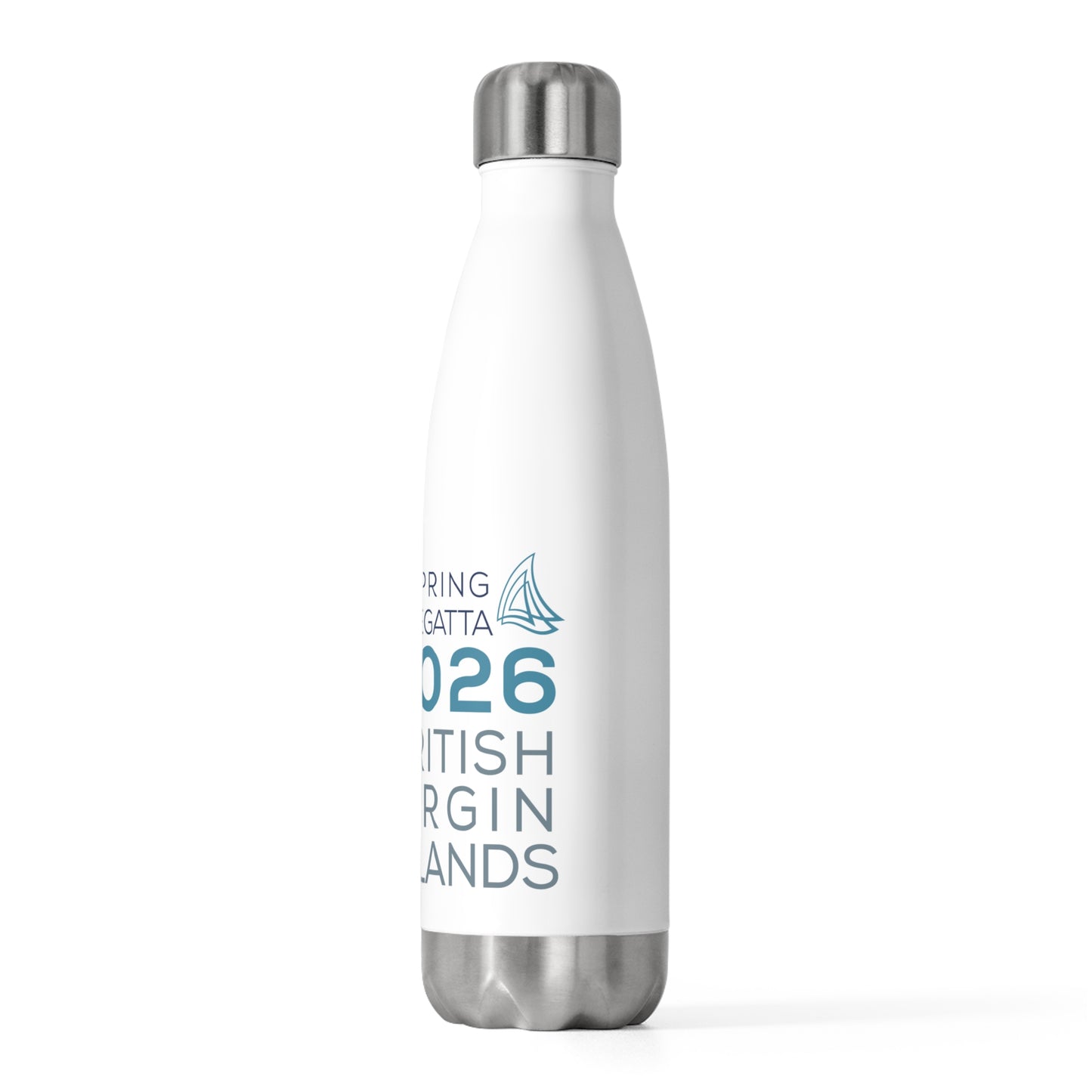 "BVI Spring Regatta 2026” 20oz Insulated Bottle
