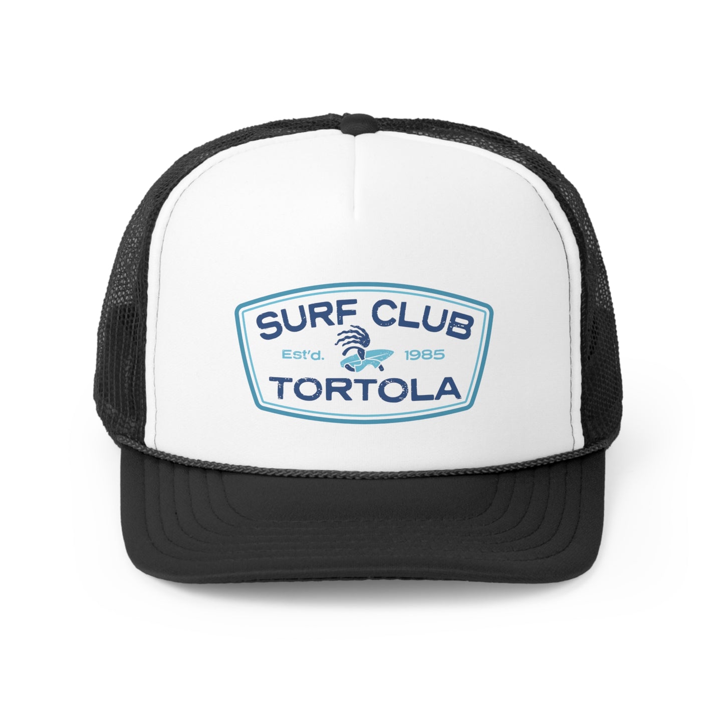 “Surf Club Tortola" Mesh-Back Trucker Cap