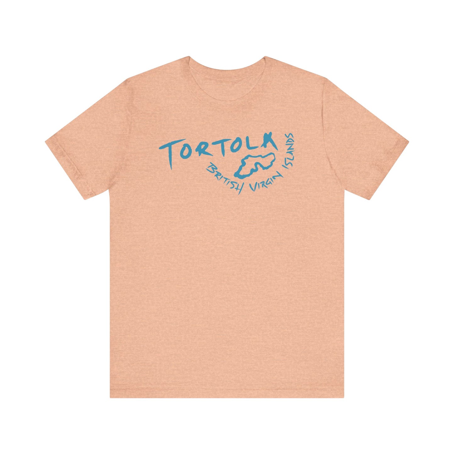 "Tortola - Island Outline" S/S Tee