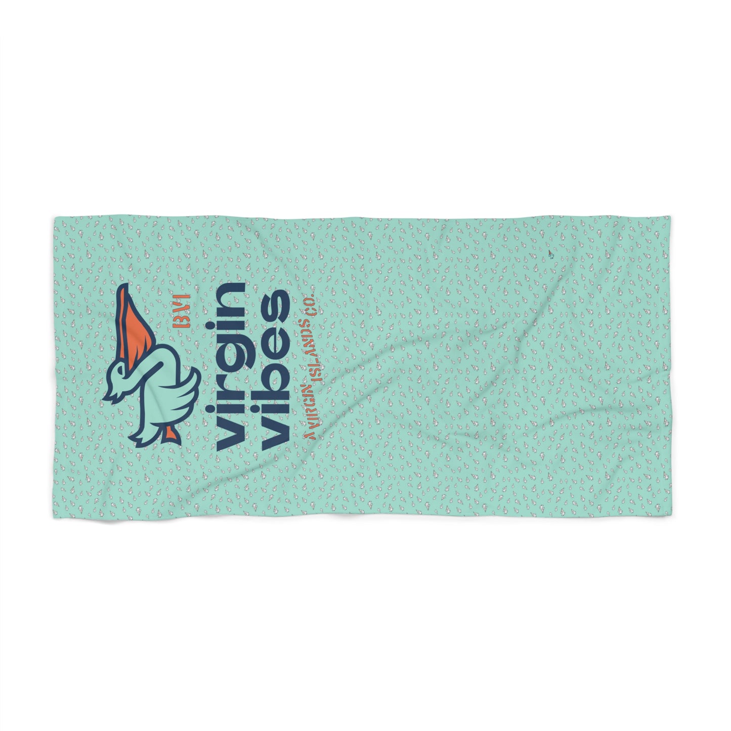 "Virgin Vibes | BVI" Beach Towel