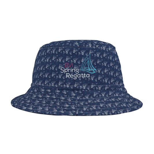 "BVI Spring Regatta 2025" Bucket Hat (Navy)