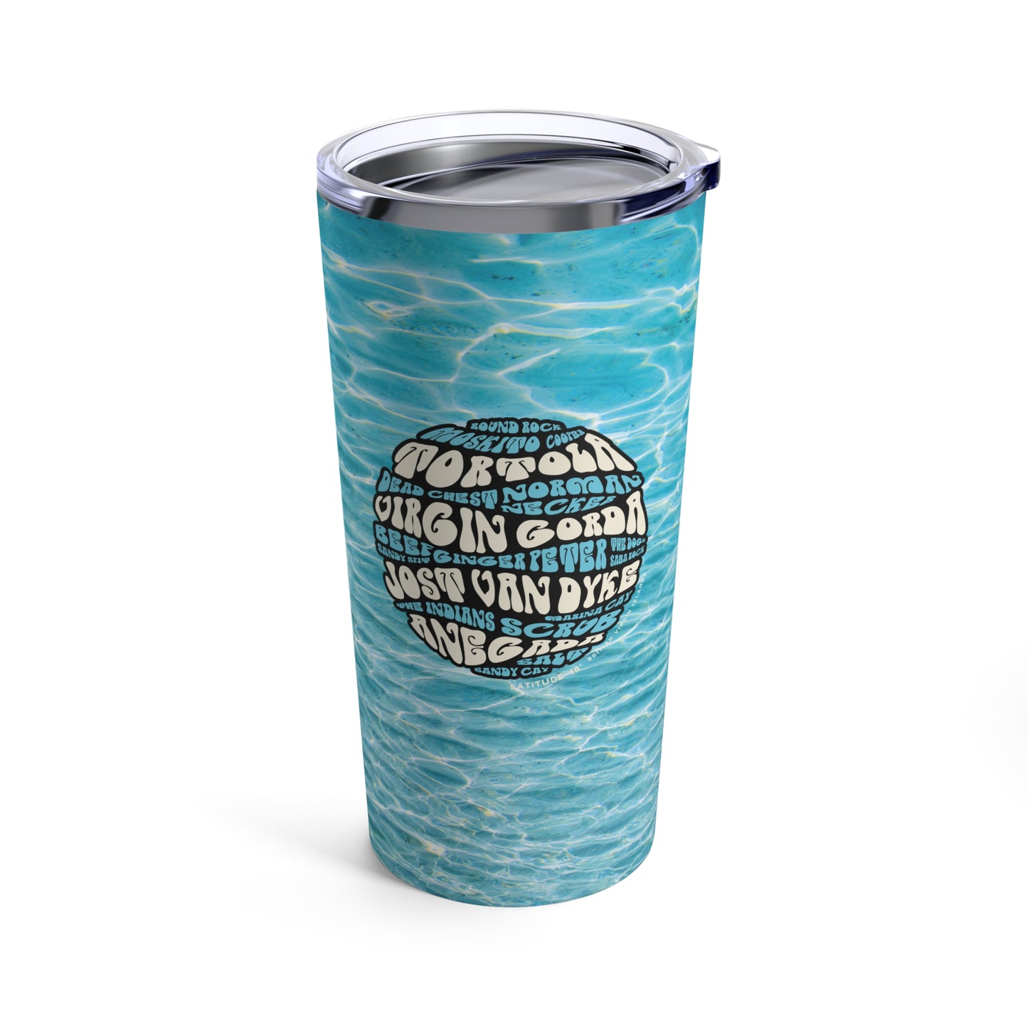 "BVI Island Names" SS Tumbler 20oz