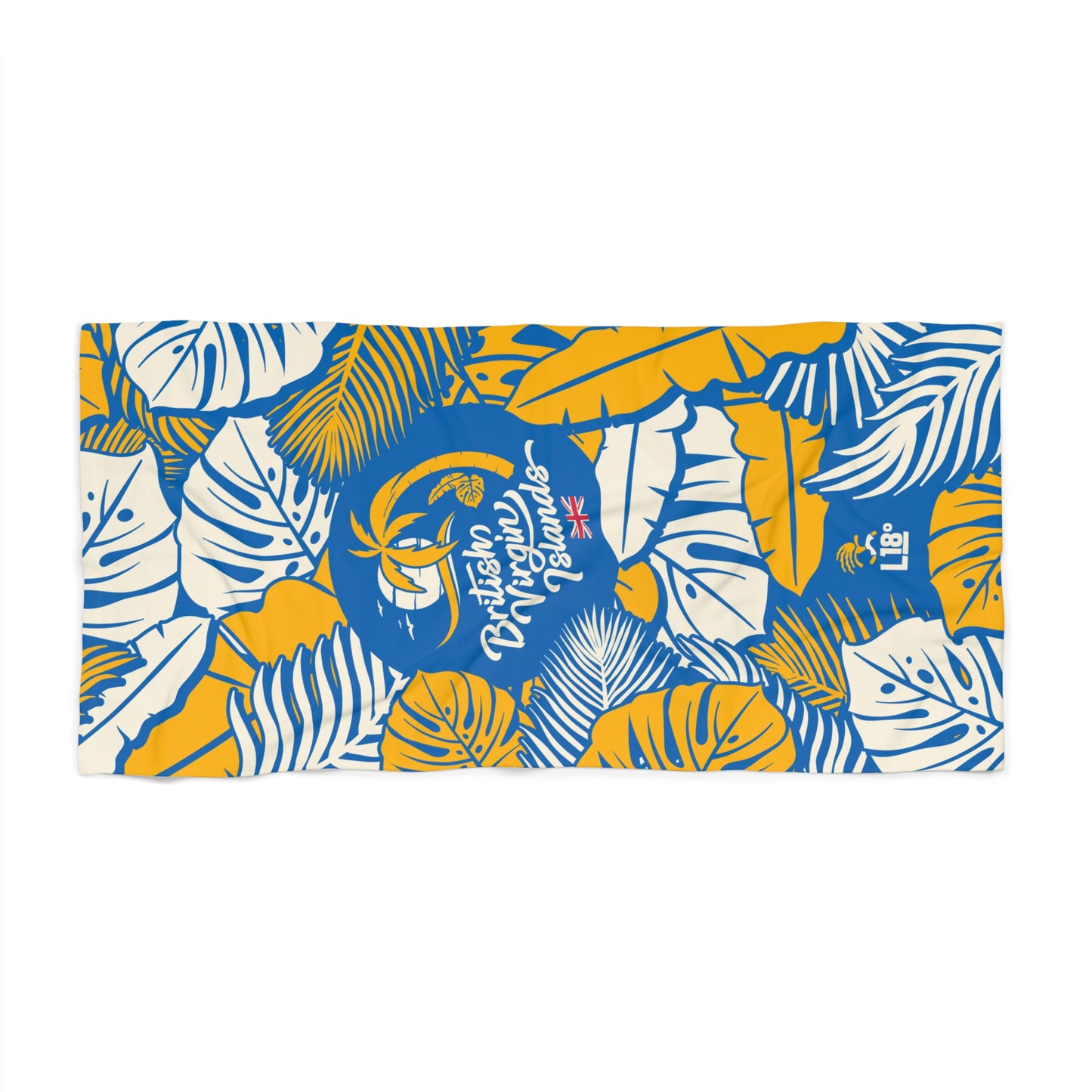 “L18° Tropical Palms” Beach Towel