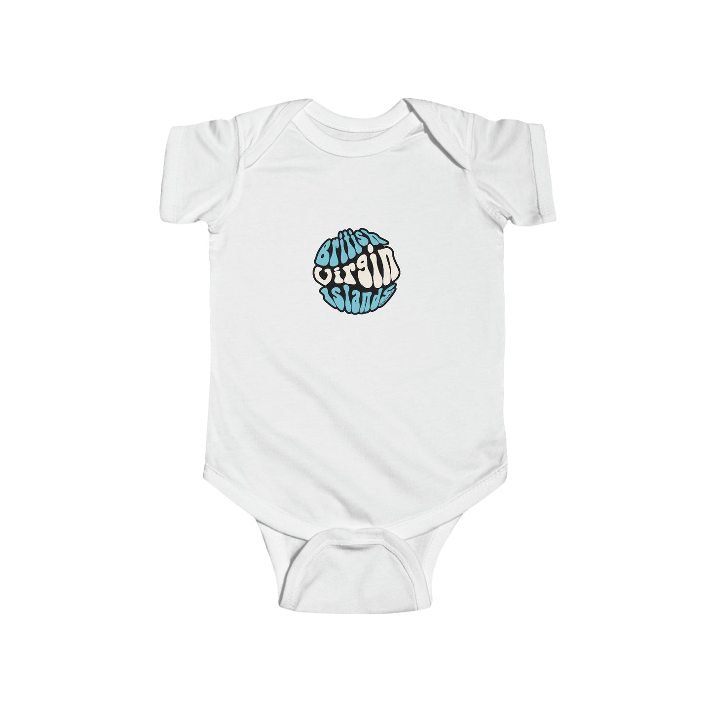 "BVI Bubble - Island Names" Infant Fine Jersey Bodysuit