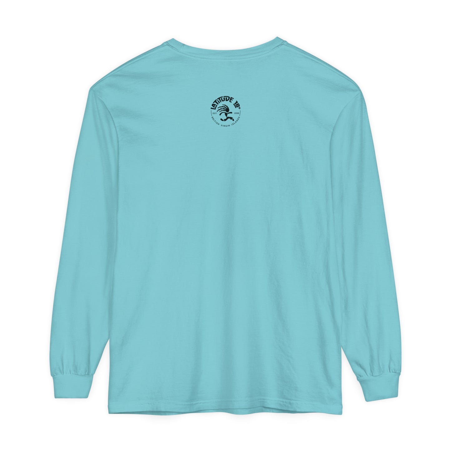 "Surf Club Tortola" Unisex Garment-dyed Long Sleeve T-Shirt