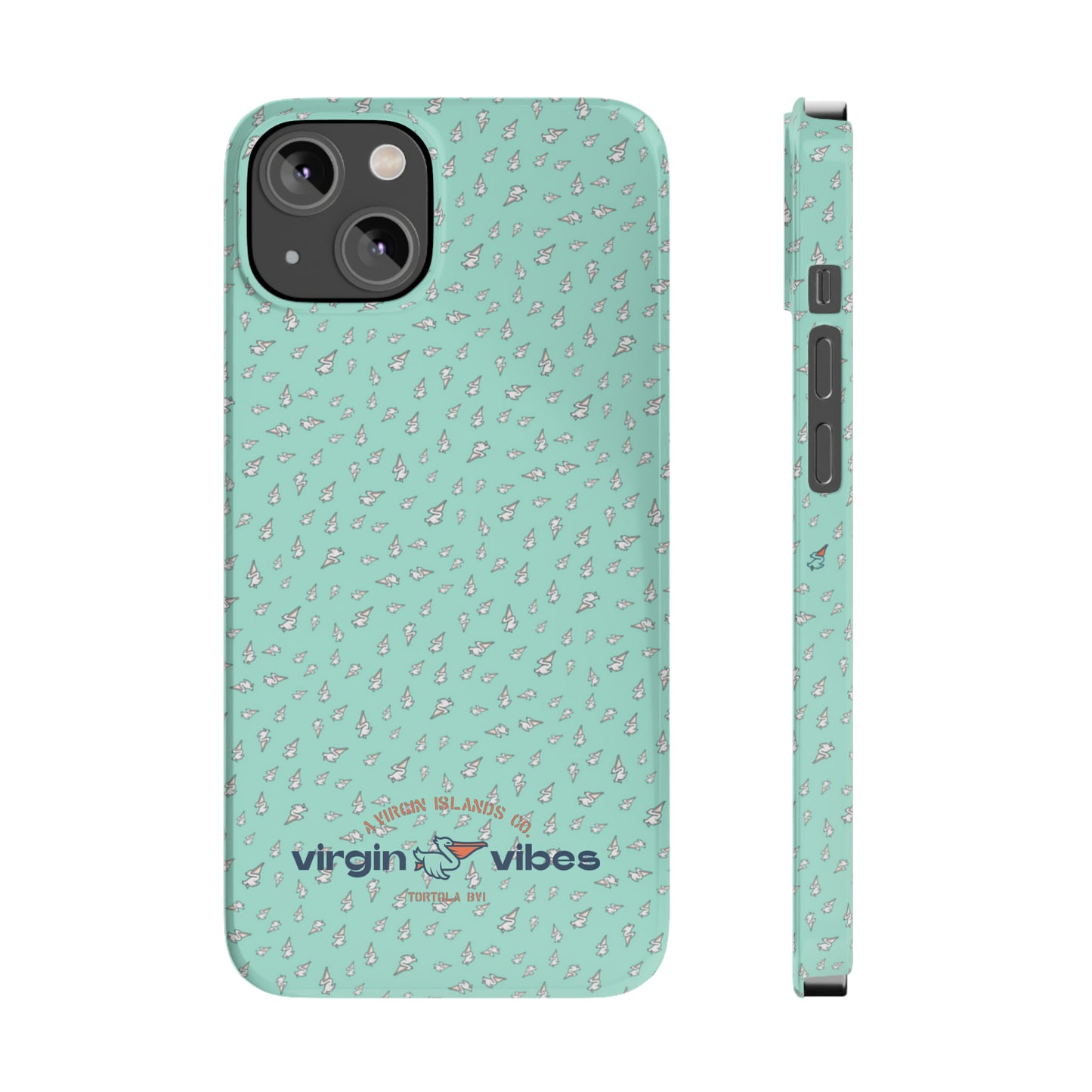 “Virgin Vibes | BVI” Slim iPhone Cases