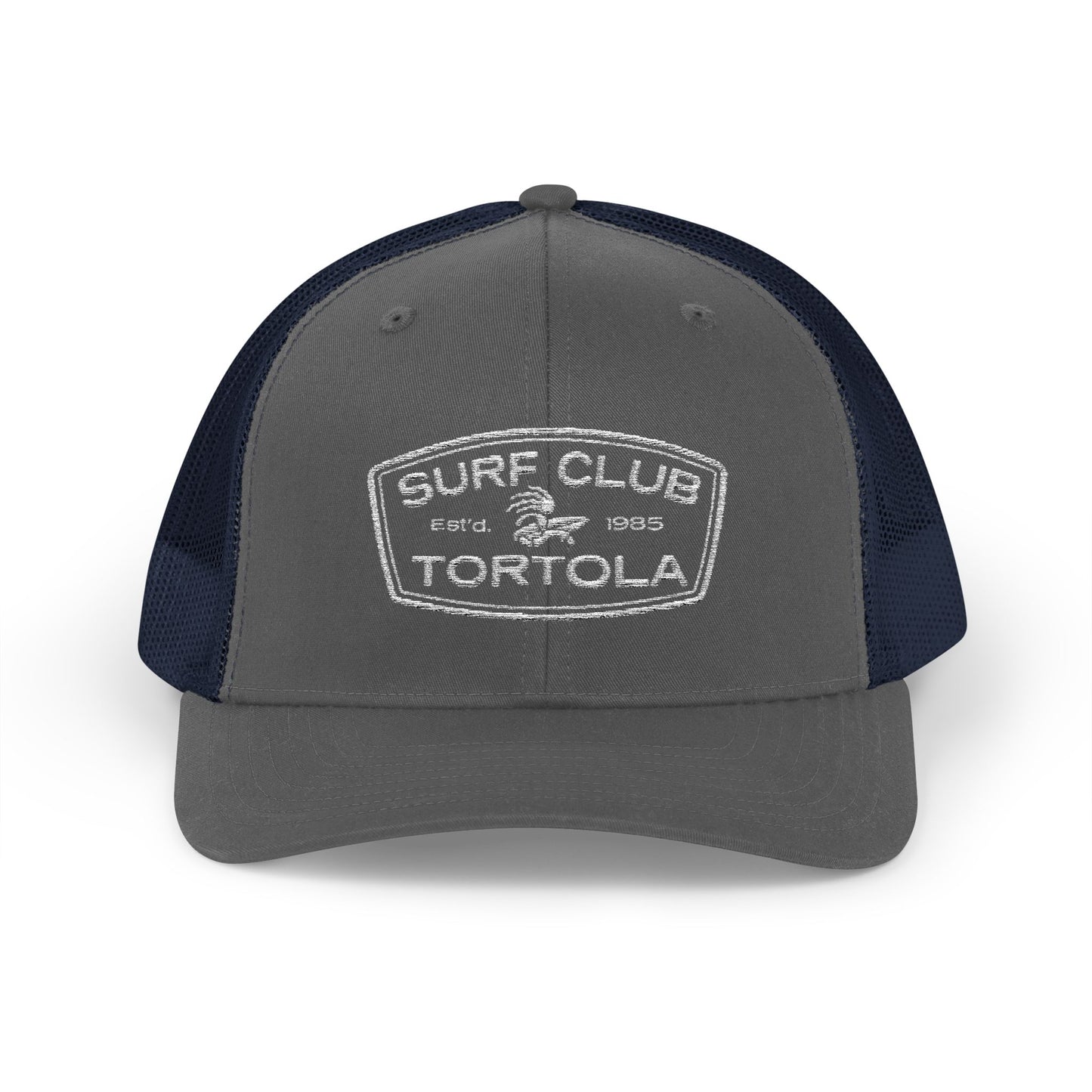 "Surf Club Tortola" Trucker Cap — Vintage Beach Snapback Hat