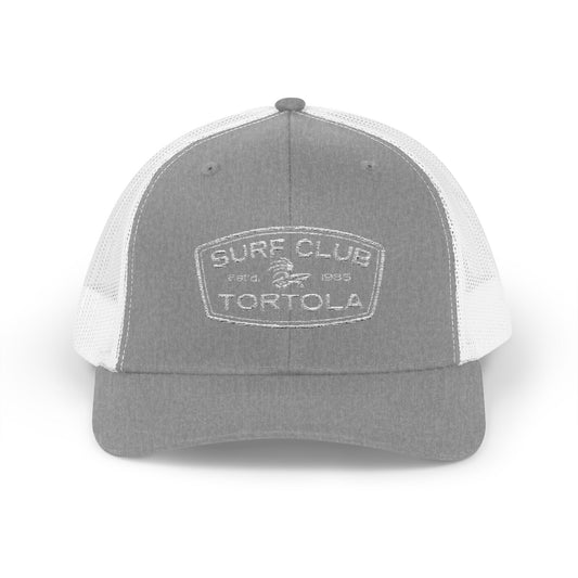 "Surf Club Tortola" Trucker Cap — Vintage Beach Snapback Hat