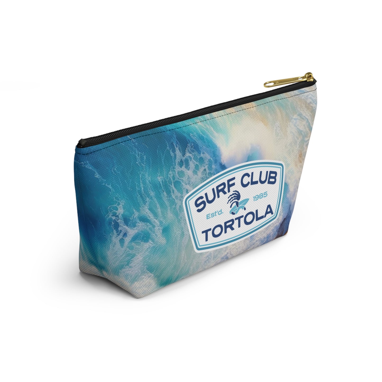 "Surf Club Tortola" Accessory Pouch w T-bottom (2 sizes)