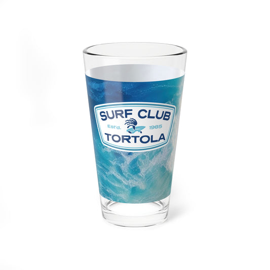 "Surf Club Tortola" Pint Glass, 16oz