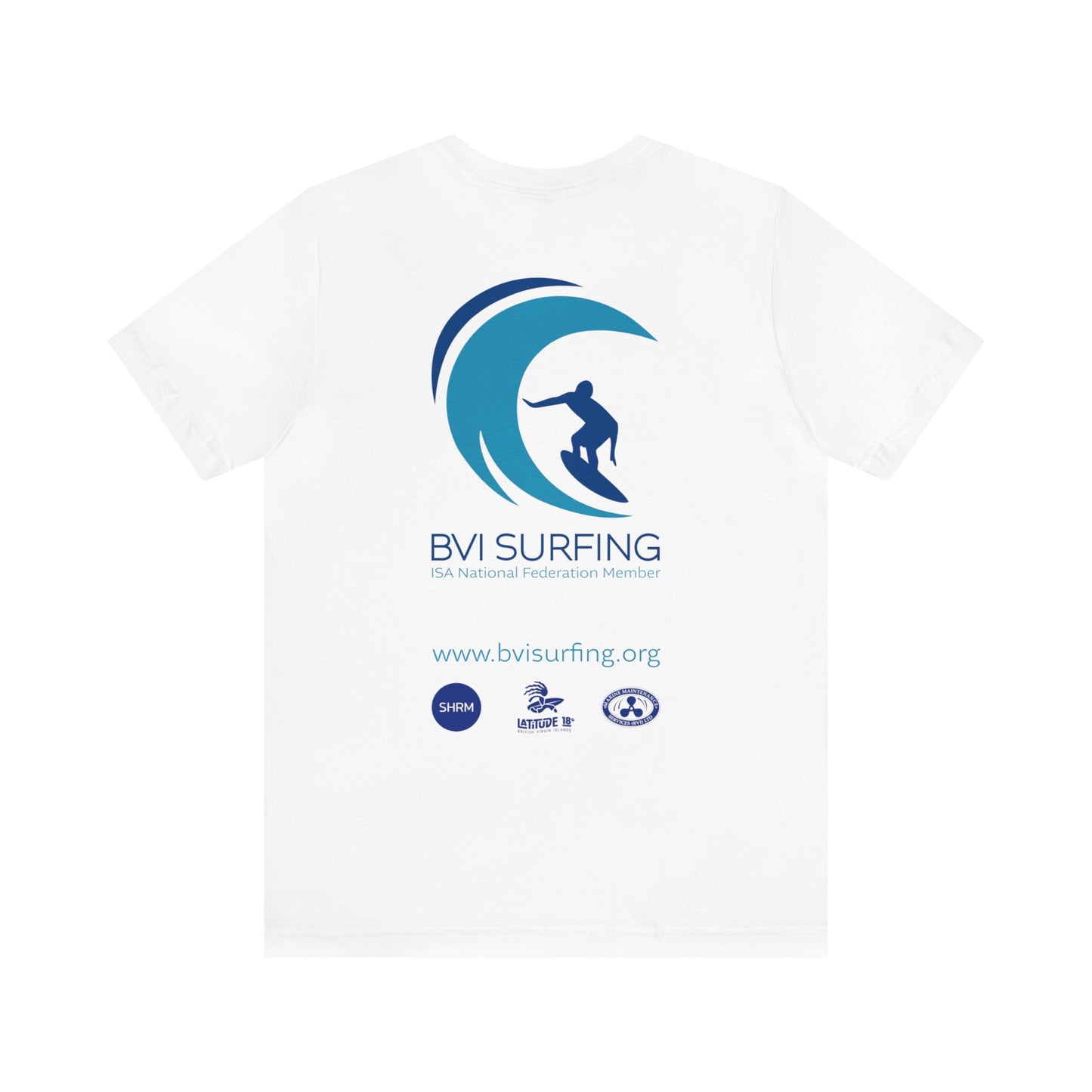 "BVI Surfing" Unisex S/S Tee