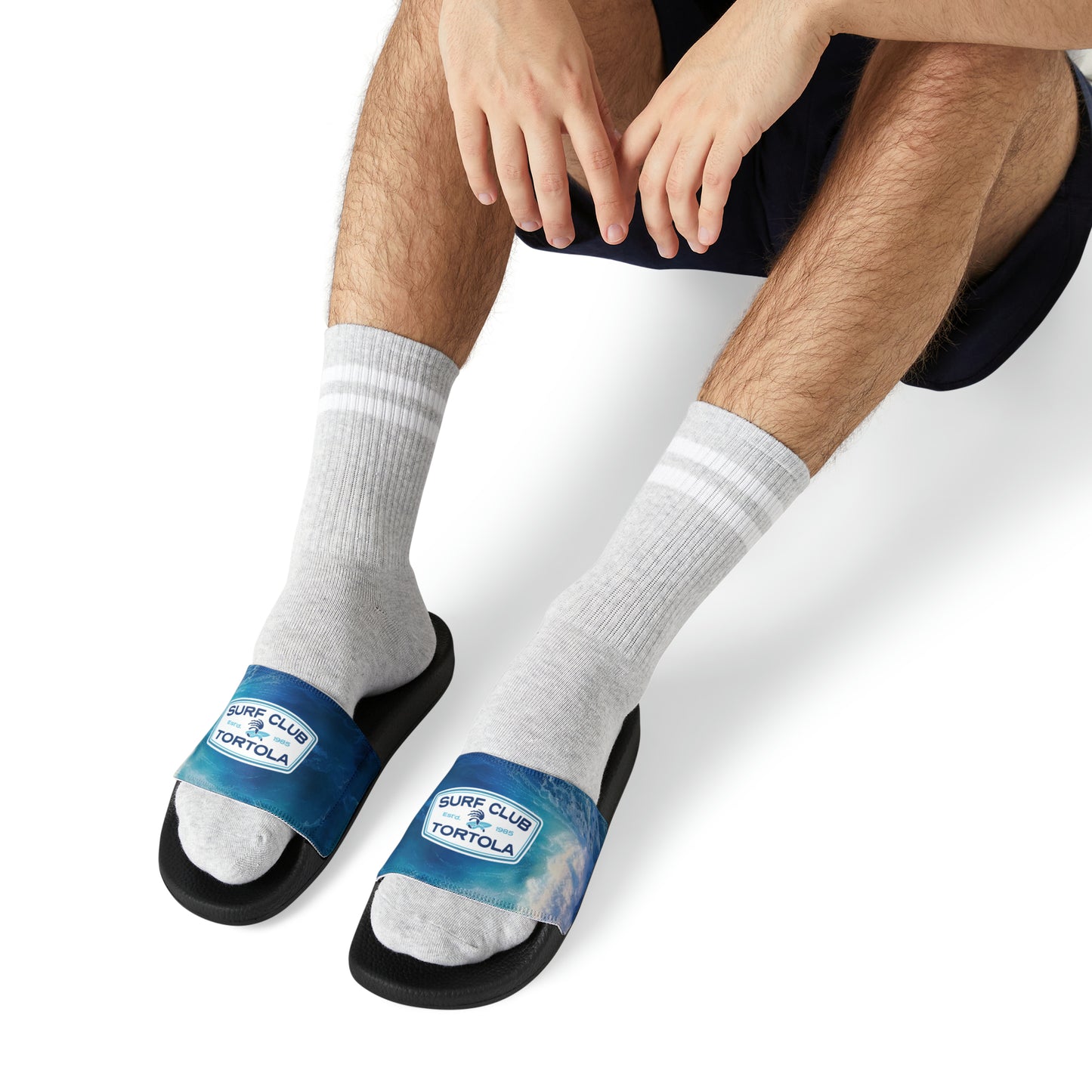 "Surf Club Tortola" Men's Slide Sandals